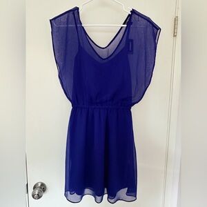 Express Blue Mini Dress